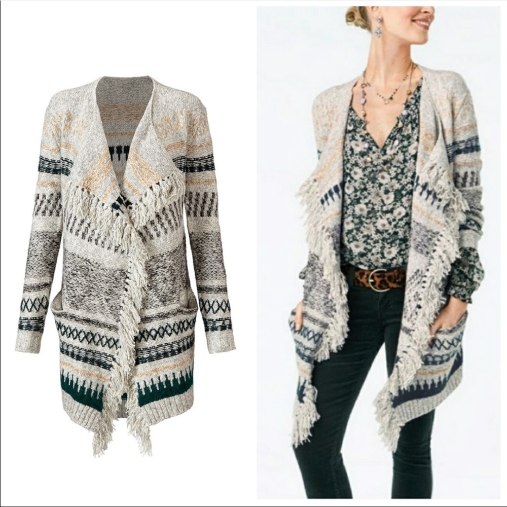 Cabi Shetland cardigan sweater